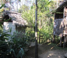 A view of the traditional washroom provided for the visitors