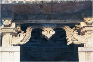 Possible Influence: MakaraTorana, Lakshmana Temple, Khajuraho, Chandella Period.