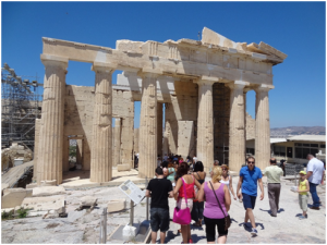 Propylaia, 4th century BCE, Acropolis, Athens, Greece.