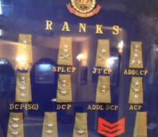 ranks of police