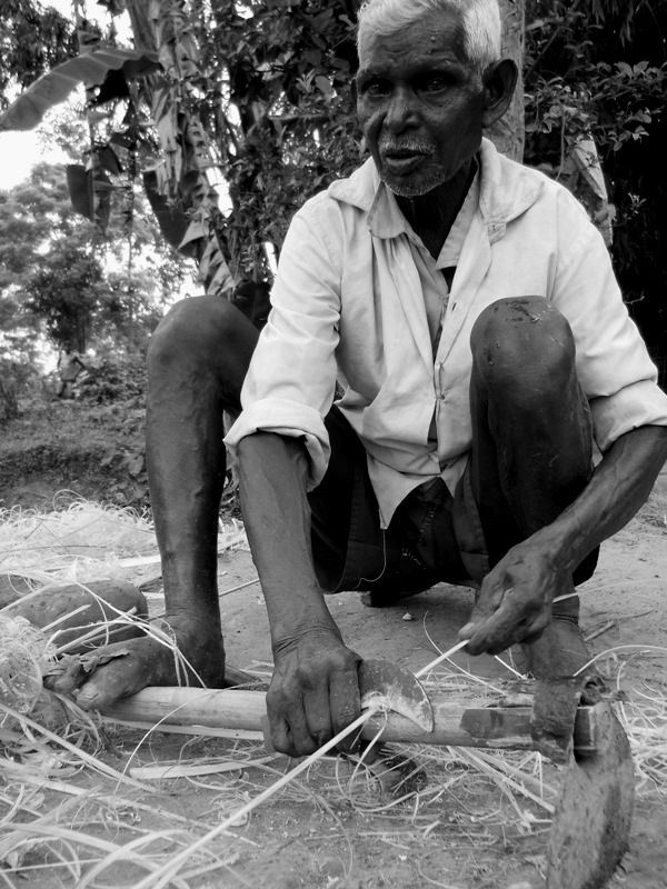 a bamboo artisan