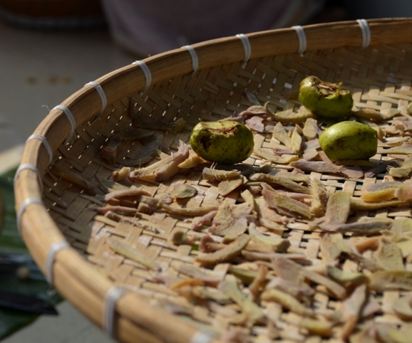 dola- a bamboo made circular container used for various purposes